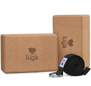 IUGA Cork Blocks for Yoga and Fitness