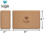 IUGA Cork Blocks for Yoga and Fitness