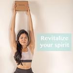 Decorative Cork Yoga Blocks – 2 Pack