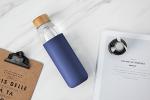 Borosilicate Glass Water Bottle with Bamboo Lid