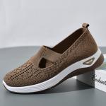 Breathable Women's Slip-On Knitted Sneakers
