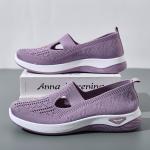 Breathable Women's Slip-On Knitted Sneakers