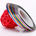 10 Rolls of Nail Art Striping Tapes