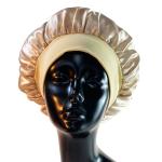 High Elasticity Satin Shower Cap for Women