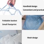 Folding Mesh Laundry and Toy Storage Basket