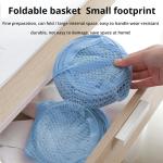 Folding Mesh Laundry and Toy Storage Basket
