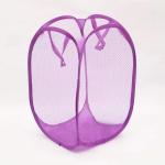 Folding Mesh Laundry and Toy Storage Basket