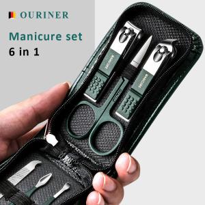 Luxury 6-Piece Black Manicure and Pedicure Set