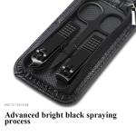 Luxury 6-Piece Black Manicure and Pedicure Set