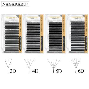 NAGARAKU W Shape Premade Fans Eyelash Extensions