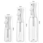 Refillable Continuous Mist Hair Spray Bottles
