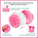 Silicone Scalp Massager & Shampoo Brush Combo