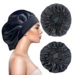 Satin Night Hair Cap for Women and Men