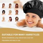 High Elastic Satin Nightcap for Hair Care