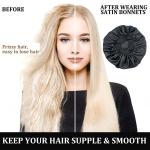 Satin Night Hair Cap for Women and Men