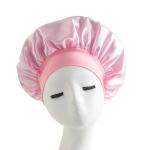 High Elasticity Satin Shower Cap for Women