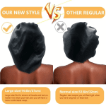 Satin Wide-Brim Sleep Hat for Women and Men