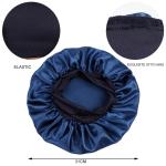 Satin Wide-Brim Sleep Hat for Women and Men
