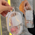 Mini Clear Zipper Bag for Earphones and Chargers