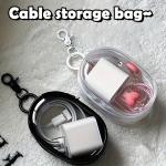Mini Clear Zipper Bag for Earphones and Chargers