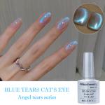 Blue Tear Cat Eye Magnetic Nail Polish Set