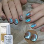 Blue Tear Cat Eye Magnetic Nail Polish Set