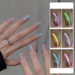 Blue Tear Cat Eye Magnetic Nail Polish Set