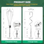 KüchenAid Handmixer Zubehör Set mit Rührbesen