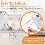 Kitchenaid Hand Mixer Aufsätze aus Edelstahl