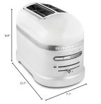 KitchenAid Pro Line 2-Slice Toaster, Frosted Pearl