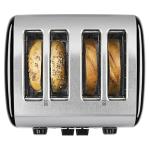 Kitchenaid Toaster 4-Scheiben, Hochheber, Onyx Schwarz