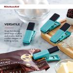 KitchenAid Set of 4 Small Bag Clips - Aqua Sky