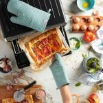 KitchenAid Asteroid Ofenhandschuhe 2er Set, Aqua