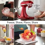KitchenAid Eismaschine Aufsatz mit 4 Formen