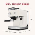 KitchenAid Espresso Maschine mit Mahlwerk, Porzellan Weiß