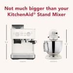 KitchenAid Espresso Maschine mit Mahlwerk, Porzellan Weiß