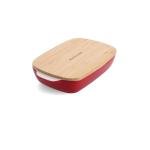 KüchenAid Rechteckige Keramik Backform mit Deckel