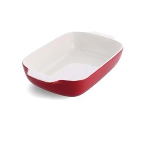 KitchenAid Rechteckige Backform mit Bambusdeckel 32 cm