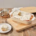 KitchenAid Rechteckige Backform mit Bambusdeckel 32 cm