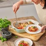 KitchenAid Backform Rechteckig mit Bambusdeckel 32 cm