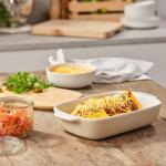 KitchenAid Rechteckige Backform mit Bambusdeckel 26 cm