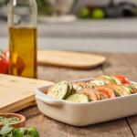 KitchenAid Rechteckige Stoneware Backform mit Deckel