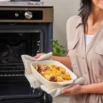 KitchenAid Rechteckige Backform mit Bambusdeckel 26 cm
