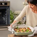 KitchenAid Backform Rechteckig mit Bambusdeckel 32 cm