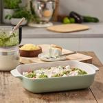 KitchenAid Backform Rechteckig mit Bambusdeckel 32 cm