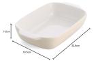KitchenAid Rechteckige Backform mit Bambusdeckel 26 cm