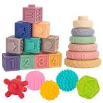 SpringFlower 3-in-1 Montessori Baby Toys Bundle