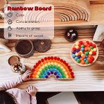 Wooden Peg Board Beads Game for Toddlers