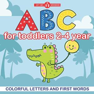 Colorful ABC Letters and First Words for Toddlers