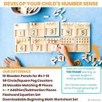 Little Bud Kids Counting Pegs Math Game